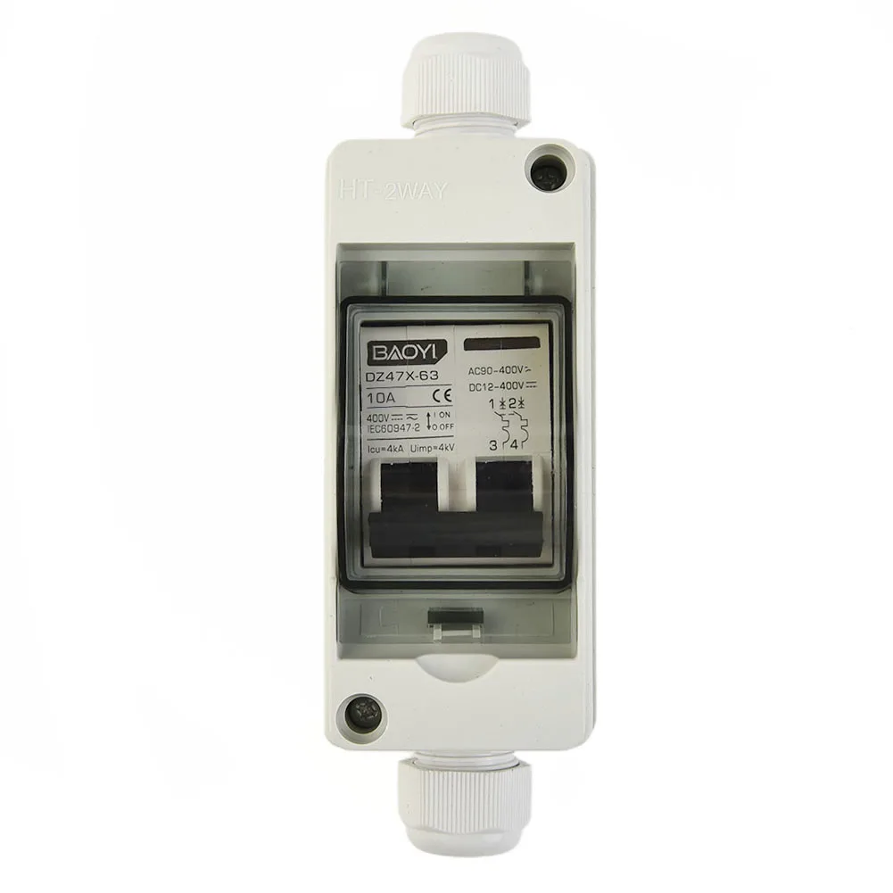 Combiner Box Convenient AC400V Circuit Breaker with Overload Short Circuit Protection for Solar Photovoltaic Cell Combiner