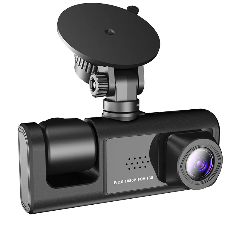 HONG TONG Hot-selling  triple-recording dash cam with HD 1080P, WIFI and mobile phone connectivity for driving monitoring