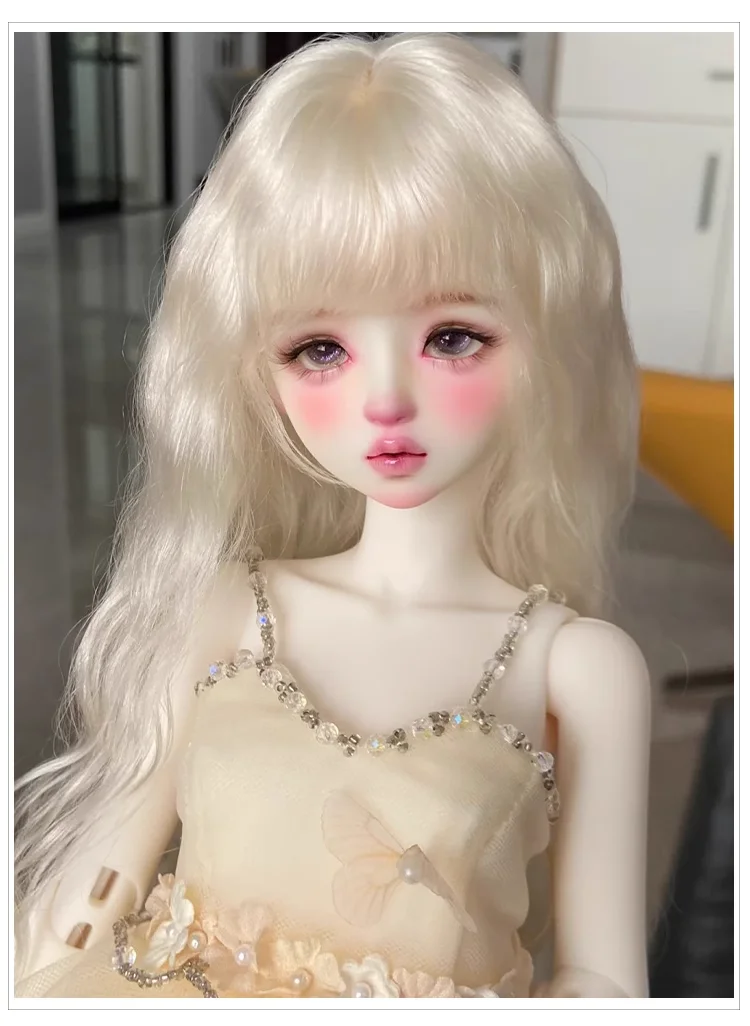 New BJD Doll 1/4 Genuine Doll Girl Linglan Girl BJD Solid Body Advanced Resin Exquisite Makeup in Stock Free shipping