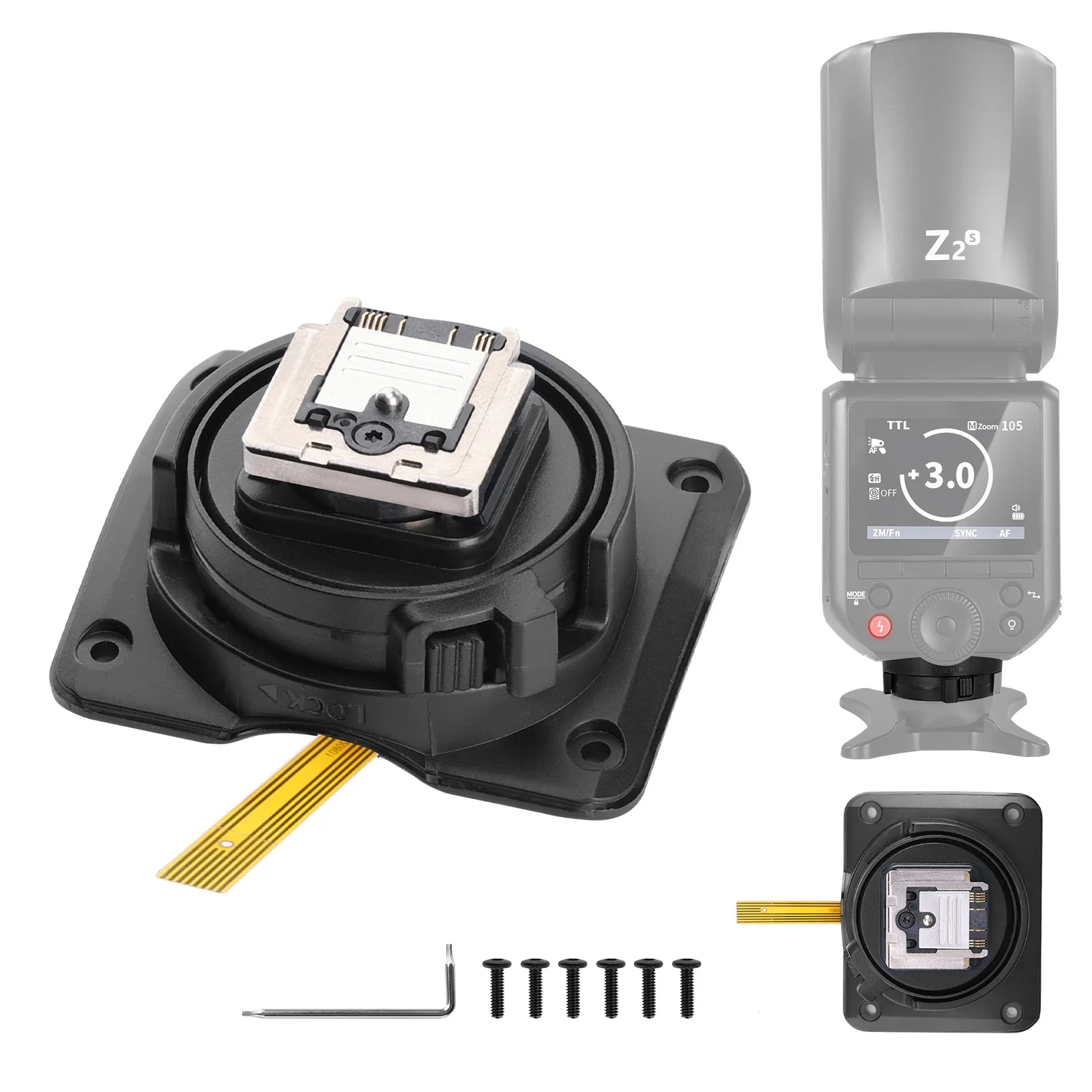 

Сменная горячая шина NEEWER для круглых вспышек Z2-S/Z2Pro-S/Z2II-S