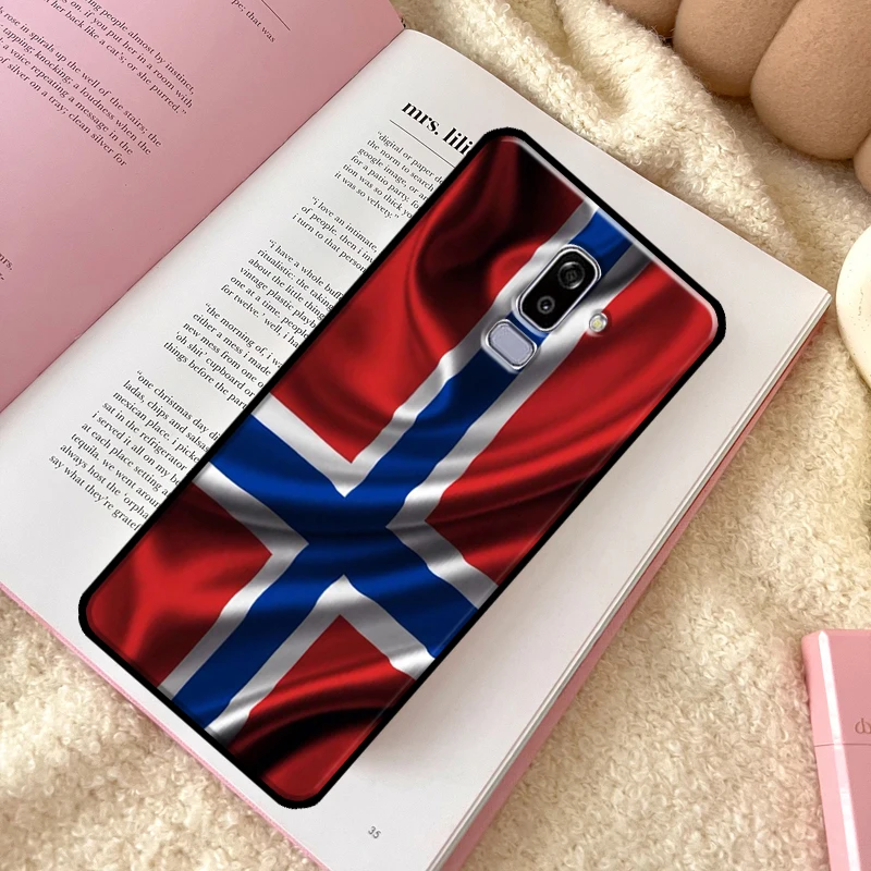 Norway Flag Case For Samsung Galaxy J7 J5 J3 2016 J1 A3 A5 2017 A6 A8 J4 J6 Plus A9 2018 Cover Coque