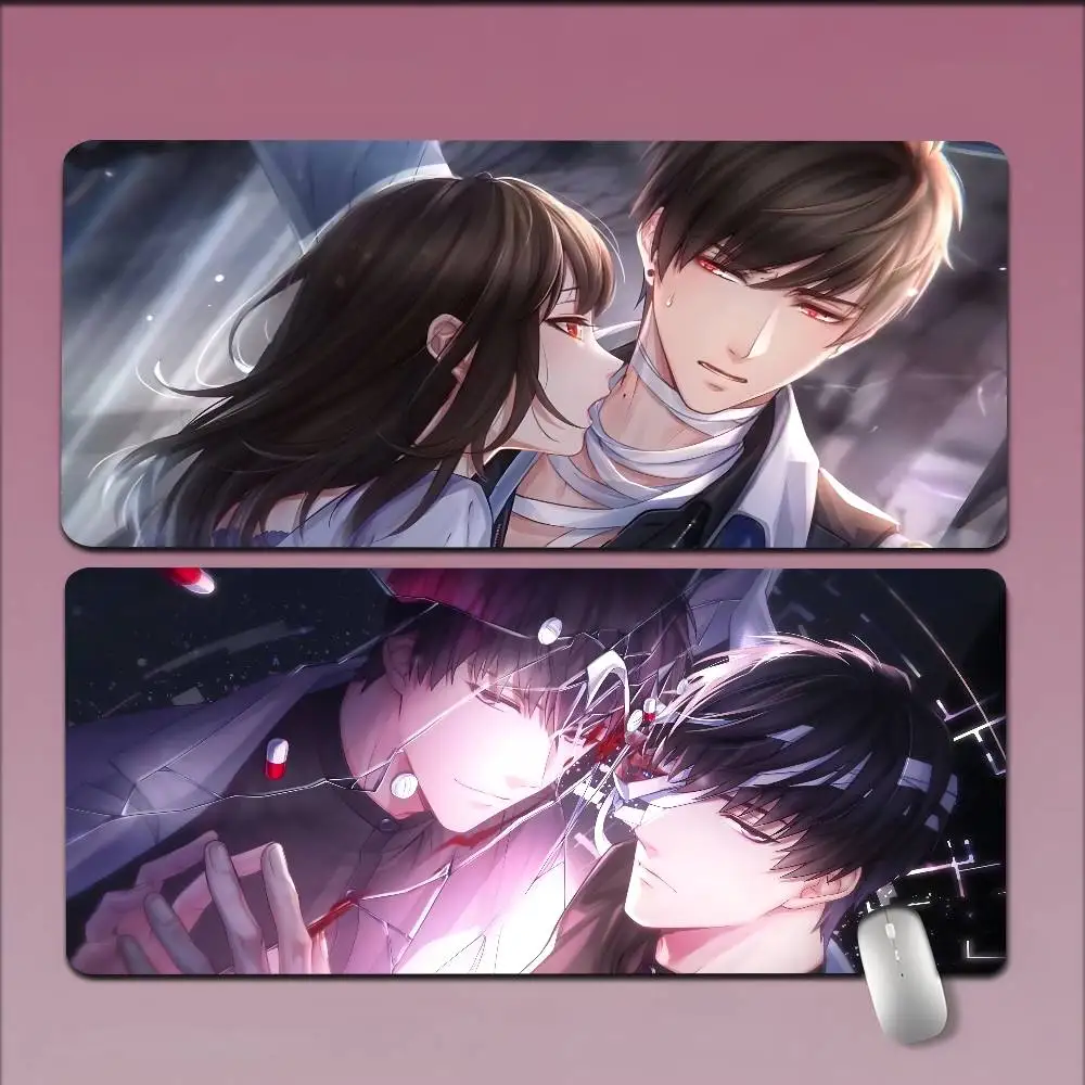 1pc Game Anime Cp Mr Love Queens Choice Mousepad Non-slip Suitable For Office Computers E-sports Game Desk Mats XXL Keyboard