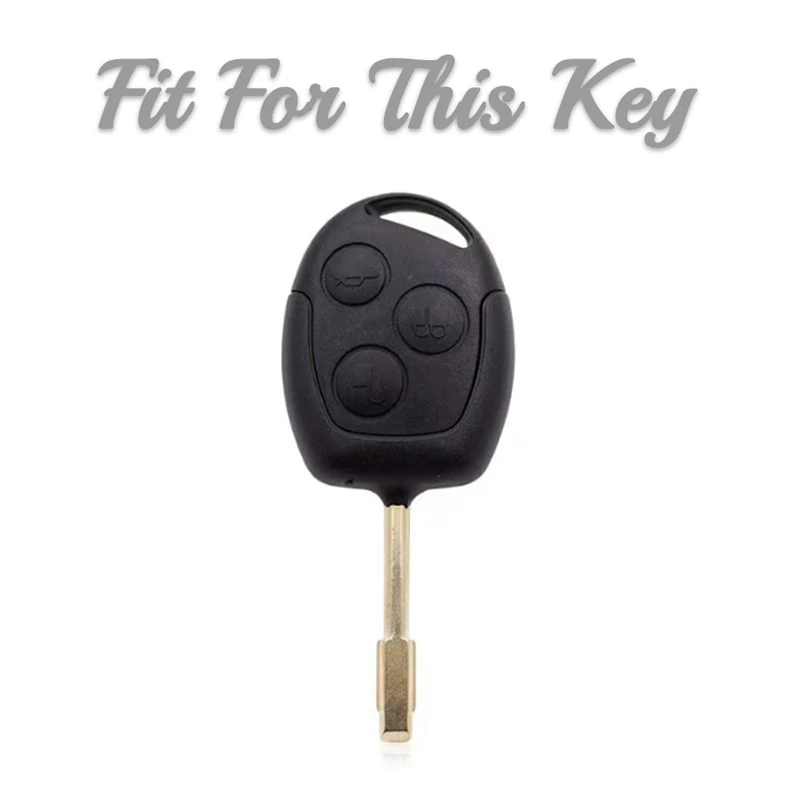 3 Buttons TPU Remote Holder Case Fob Key Cover for Ford MONDEO FIESTA FOCUS C-MAX S-MAX TRANSIT KA GALAXY