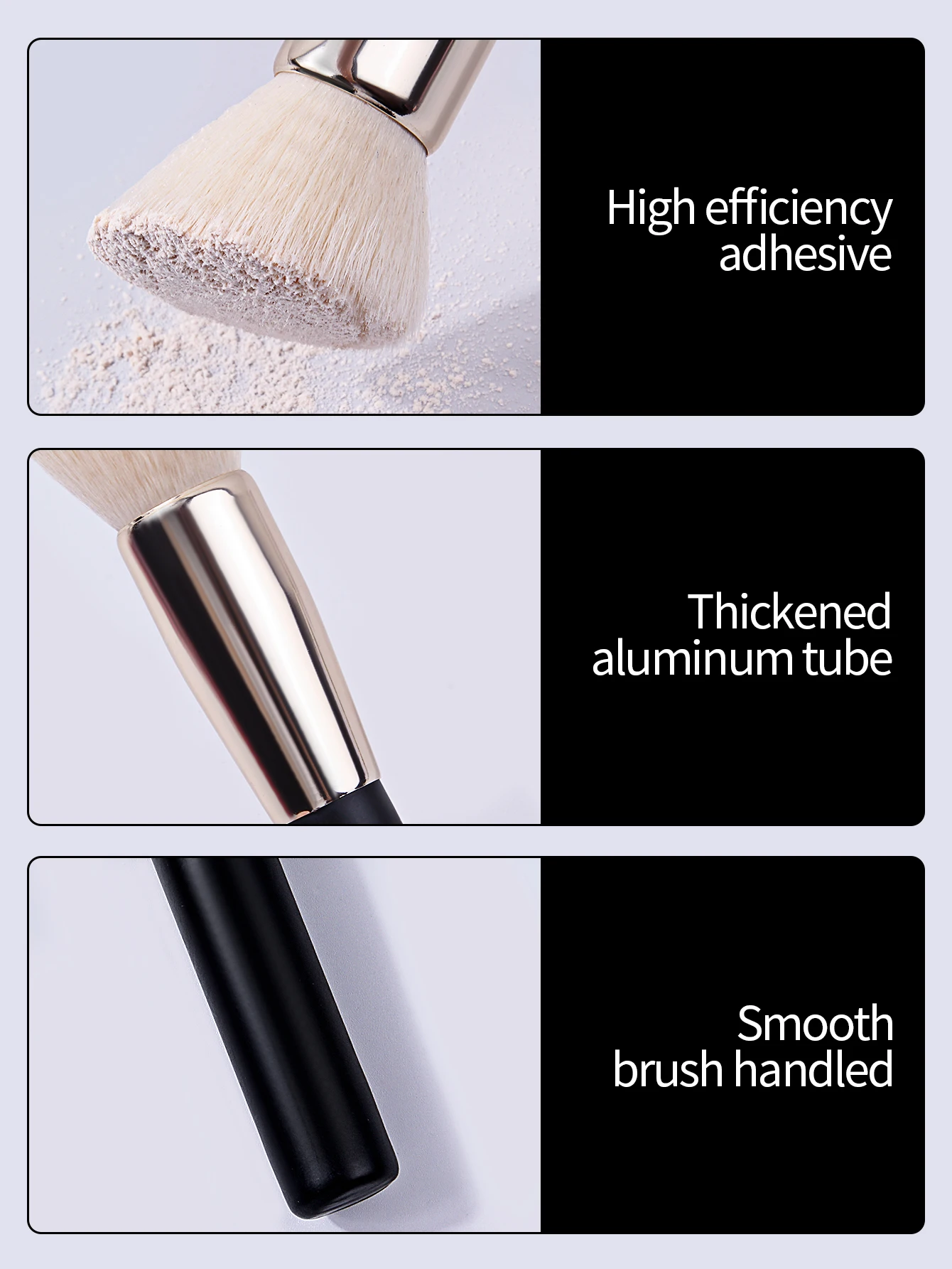 قطعة واحدة من فرشاة مكياج بزاوية، فرشاة كريم الأساس، فرشاة تحديد الكونتور، فرشاة أحمر الخدود - أدوات مكياج الوجه الاحترافية #3