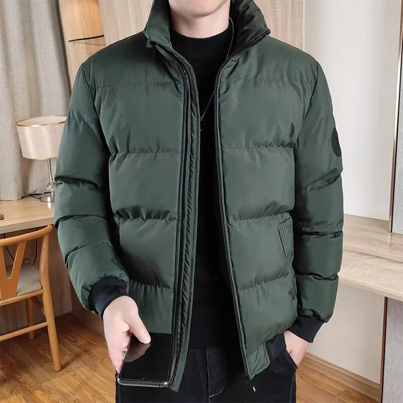 Herbst-Winter-Herren-Reißverschluss-Cardigan-Jacke, schnelltrocknend, trendige Herrenjacke, lässiger Stehkragen-Mantel, große Größe, bequeme Oberteile – Detail 11