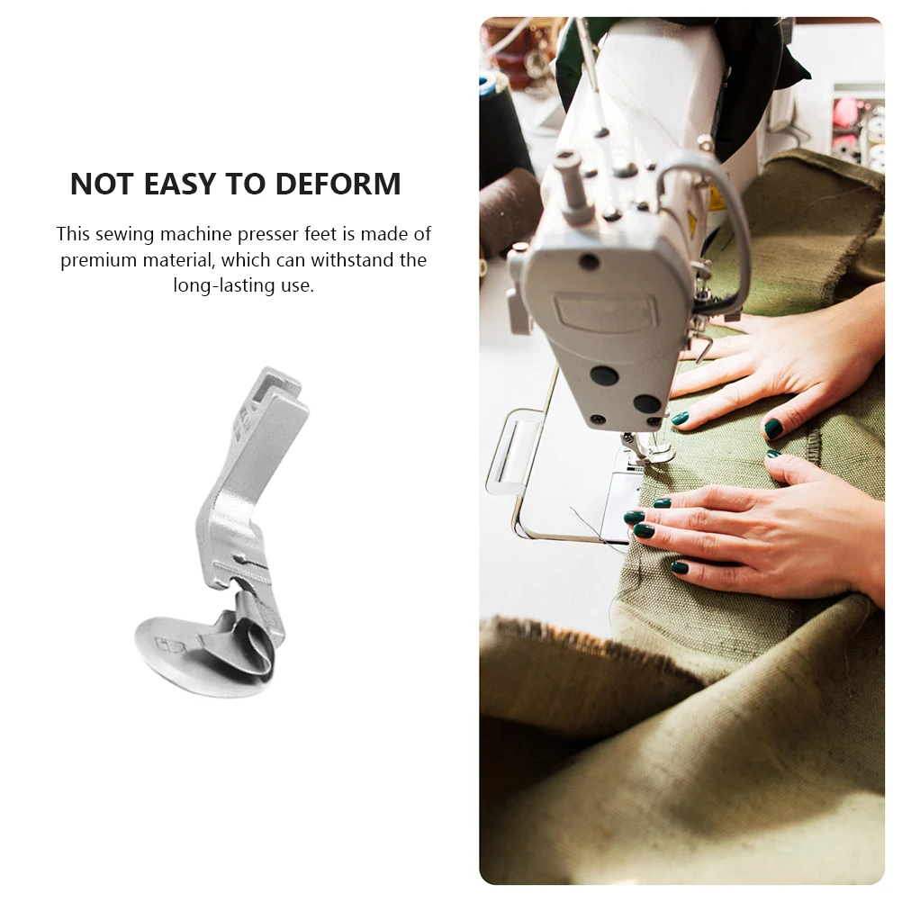 

Curled Presser Foot Binding Folder Sewing Blinder Feet Arc Hemmer Lock Edges Stainless Steel Durable Practical Quilting Painting