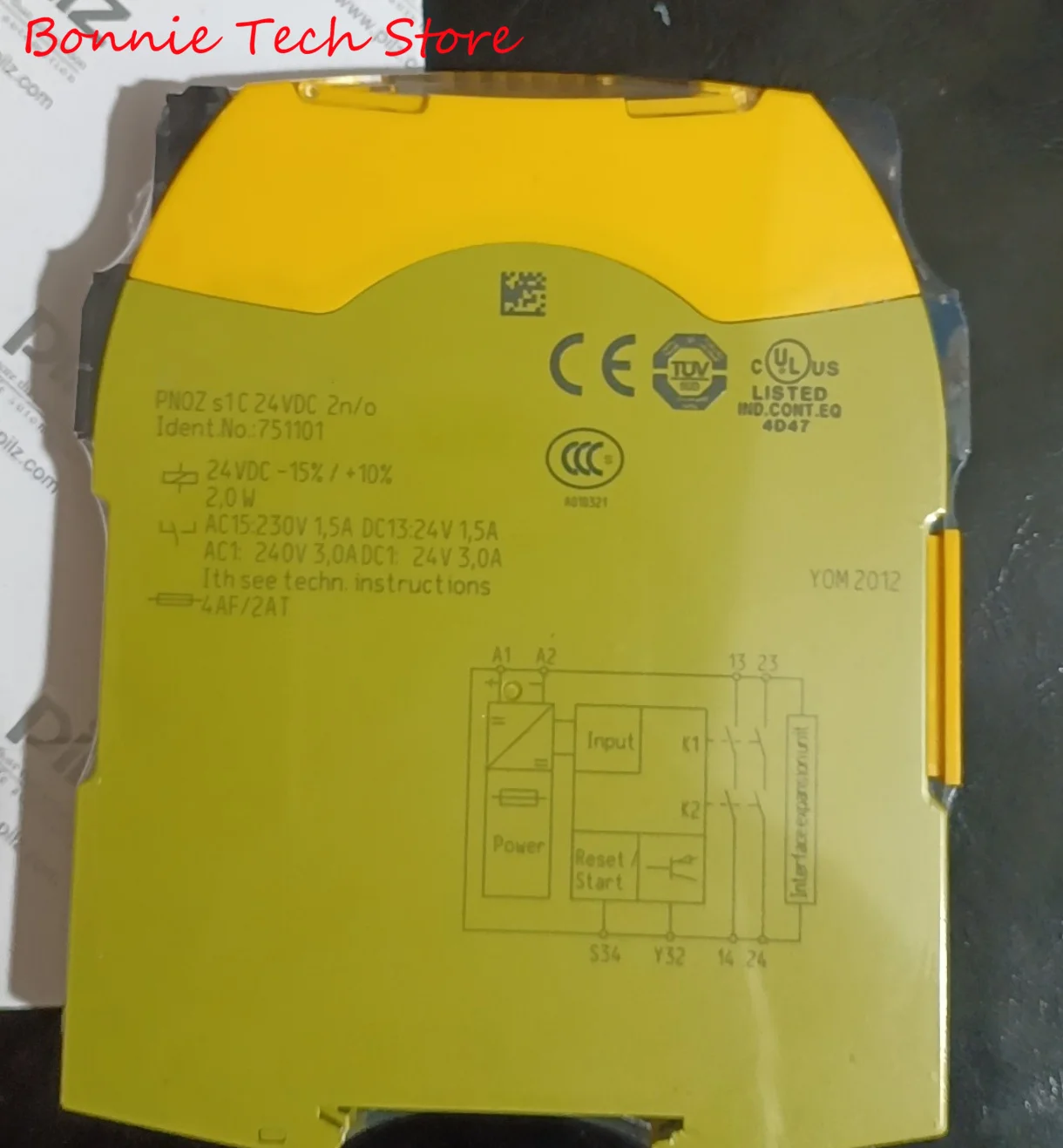 751101 for PILZ PNOZsigma safety relay (standalone), PNOZ s1 C 24VDC 2 n/o