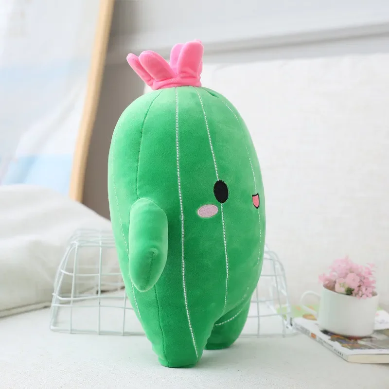 25CM Kawaii peluche Cactus giocattoli farcito morbido pianta bambole cuscino carino decorazione della stanza per i bambini bambino giocattoli per bambini regali di compleanno