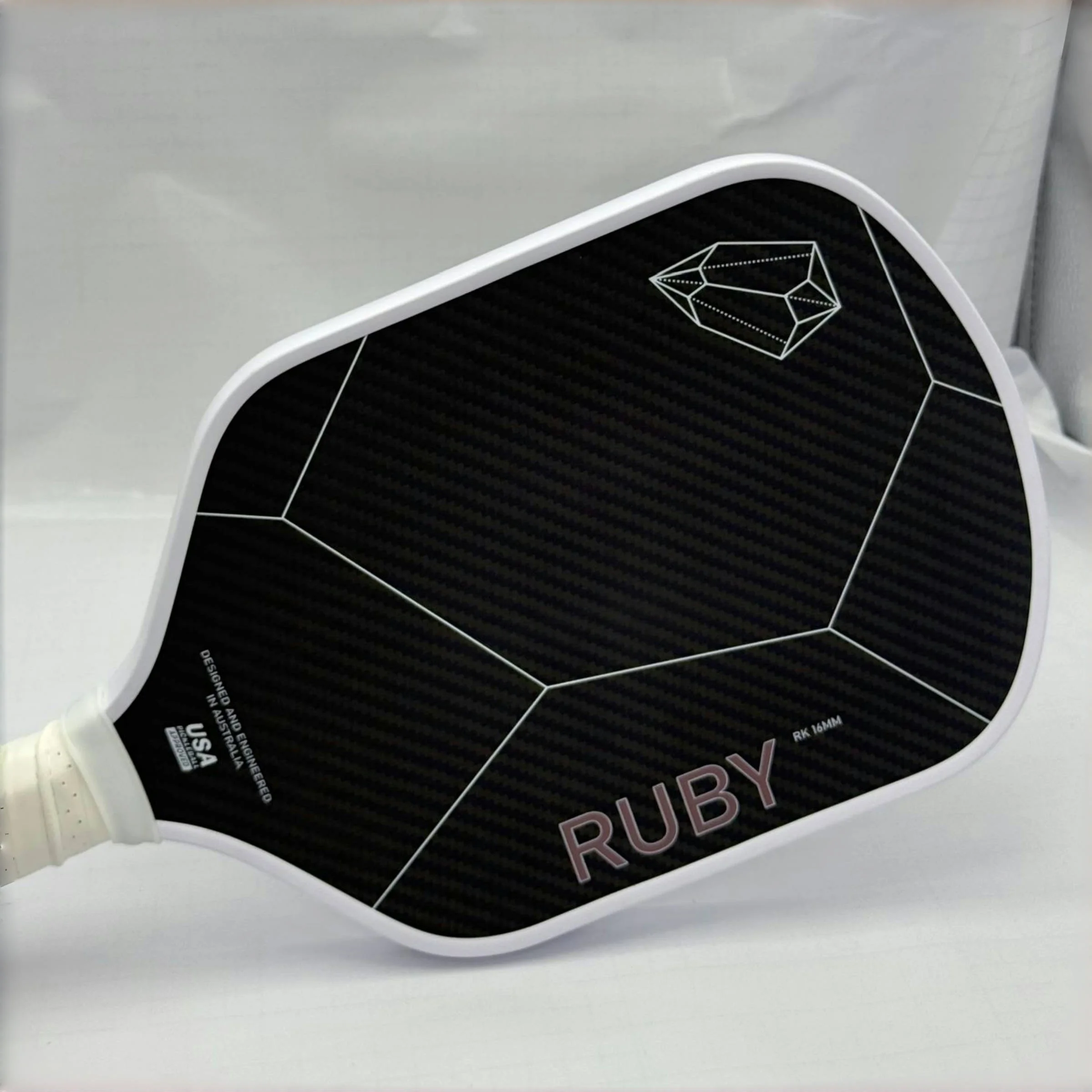 مجداف روبي كيفلر بيكل بول بوليمر على شكل قرص العسل 16 ملم مثالي للتحكم والتدور العلوي وتقطيع الطاقة المتوازنة والتحكم