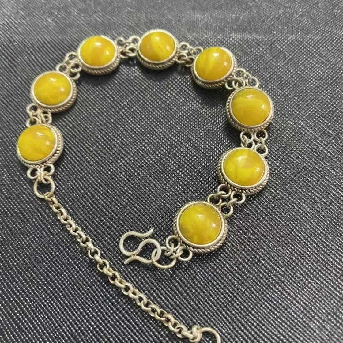 Handmade Eight Treasures Bracelet with Gemstones for Positive Energy