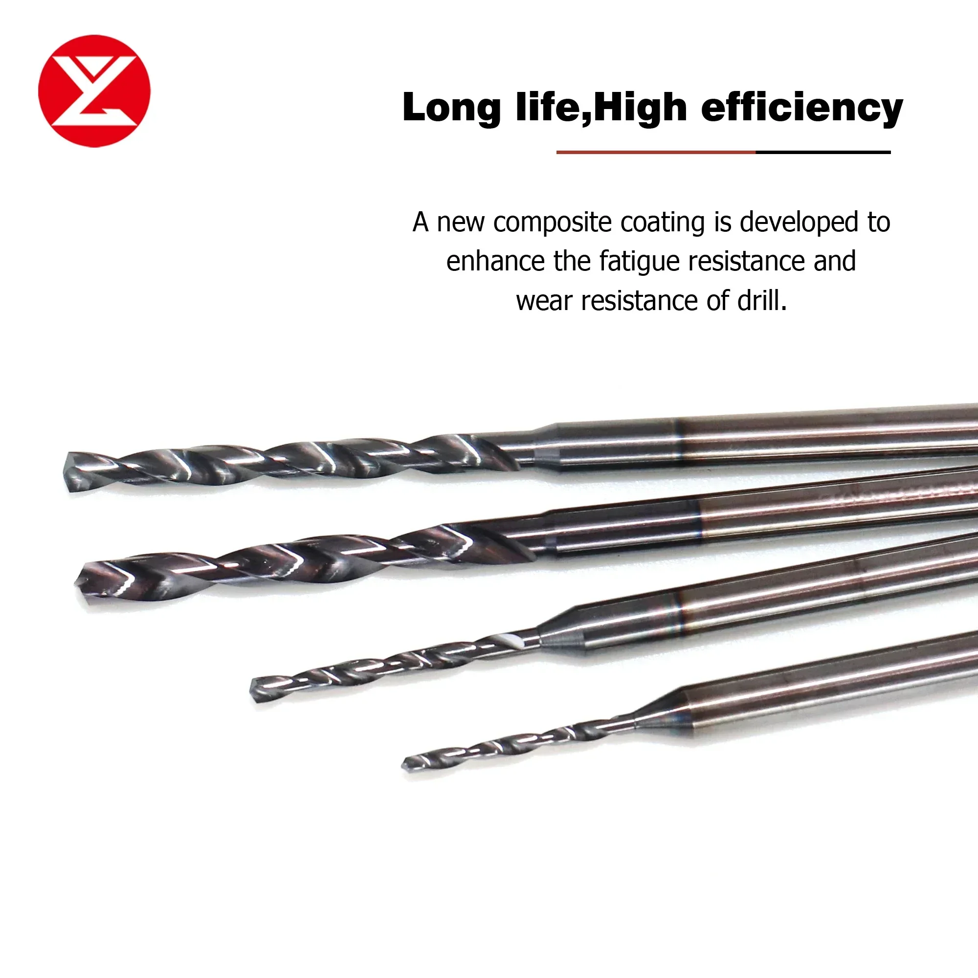 0.1 ~ 1,69mm Micro Bohrer Vhm Langen Flöten Bit Durchmesser CNC Loch Bearbeitung Werkzeug Präzision Bohren Für Stainle superlegierung