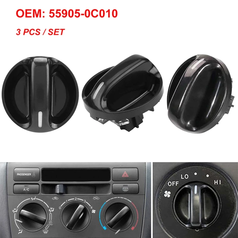 559050C010 Control Knob for 2000 2001 2002 2003 2004 2005 2006 Tundra Climate Control Knob Air Conditioner Dropshipping