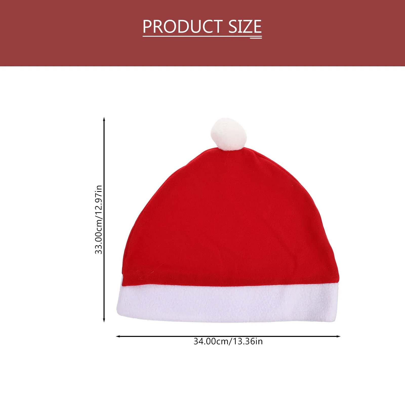 

2pcs Santa Hat Car Headrest Covers Christmas Decor For Auto Seat Head Rest Protector Xmas Car Decoration Vehicle Interior