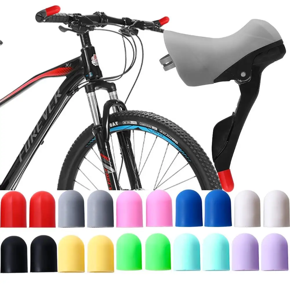 Head Sleeve Road Bike Silicone Mountain Bike Bicycle Shifter Lever Protective Cover Shifter Lever Case Brake Lever Protectors