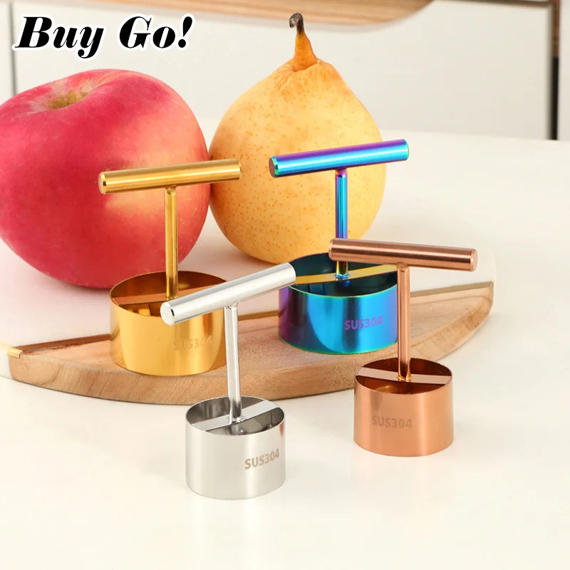 Multi-function Sharp Stainless Steel Apple Core Coring Cutter Fruit Core Pitter Remover Separator for Kitchen Tools Accessories