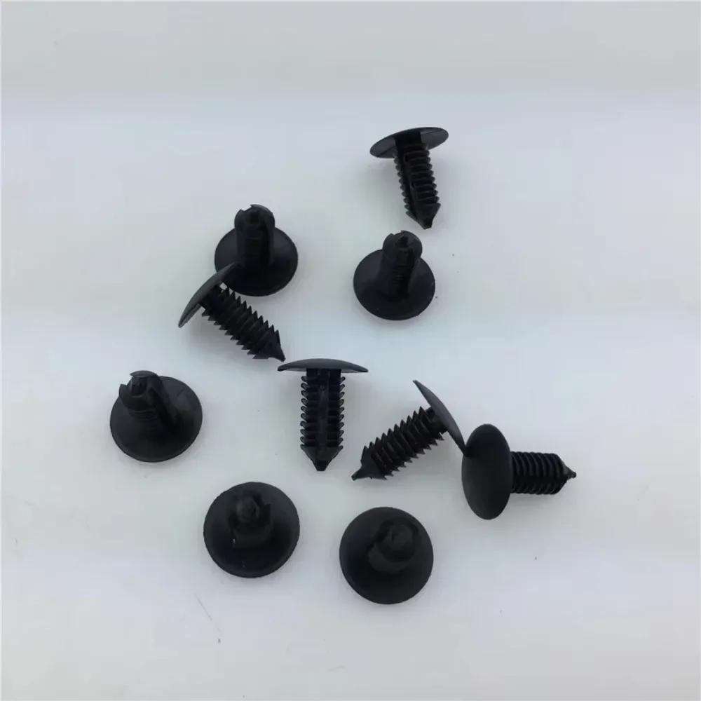 12pcs for Car Universal Roof Cover Soundproof Cotton Fixed Buckle Back Cover Carpet Plastic Card Holder