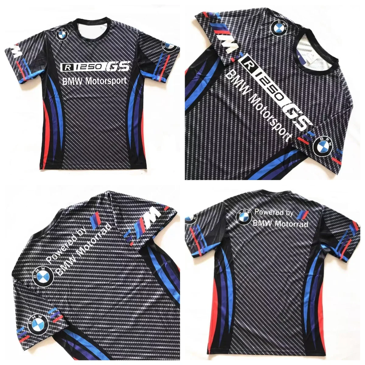 

BMW R 1250 GS Men's Quick Dry T-Shirt 25 Summer Short Sleeve Motorcycle Racing Suit Hot Selling Casual Loose Breathable Fashion