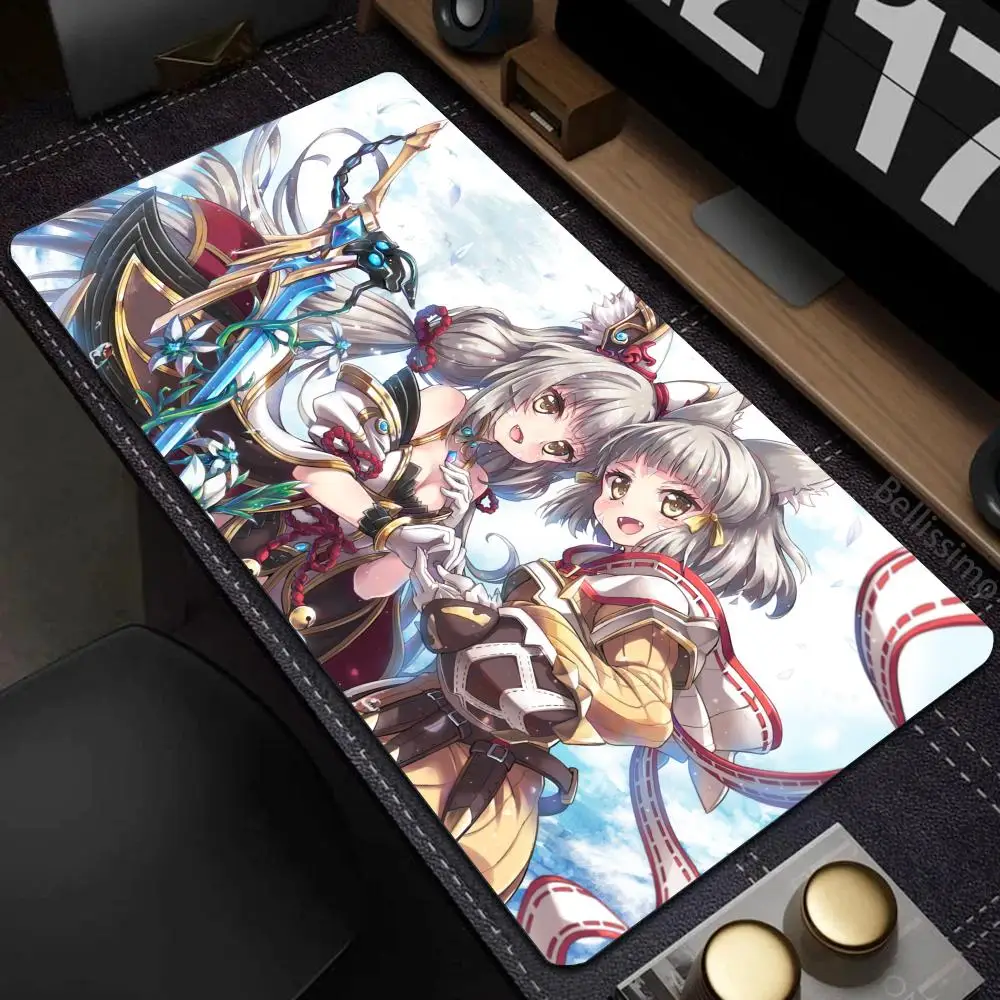 Electronic Game Xenoblade Chronicles Mouse Pad Large XXL 900x400mm Size Office Desk Protector Mat Rubber Mouse Pad Desktop