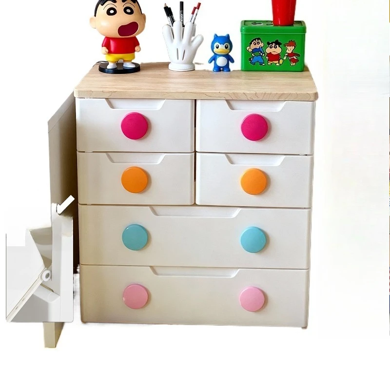 Pull-out smooth storage cabinet Multi-layer drawer locker Large capacity multi-function locker
