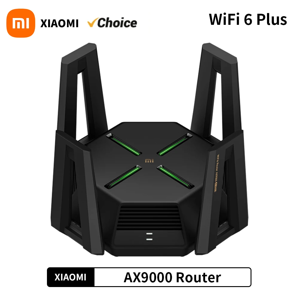 Xiaomi Mi AX9000 Router WiFi6 Enhanced Edition Tri-Band USB3.0 Wireless Mesh Network Game Acceleration Repeater 12 Antennas