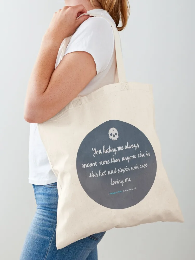 harrow the ninth quote Tote Bag handbag Lady bags Candy bags canvas shopping bag