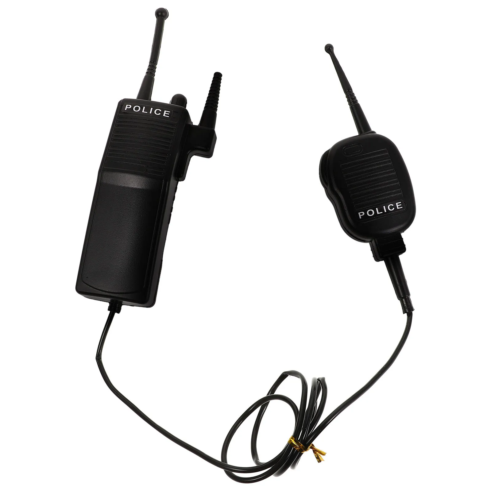 Police Pretend Play Walkie Talkie Prop Kids Dress Up Accessories Role Play Police Radio Simulation Halloween Costume Gear