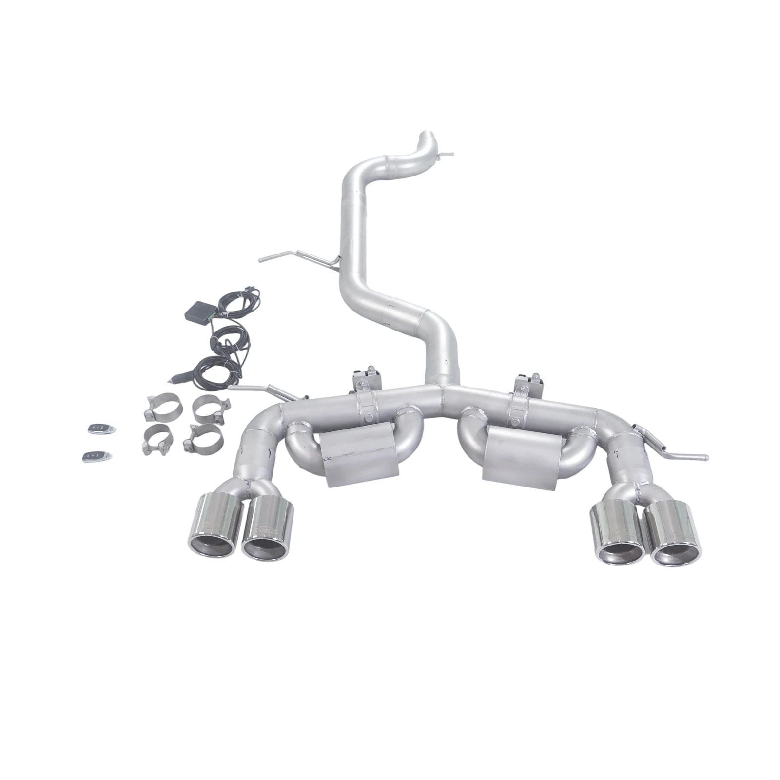 

GFC catback exhaust muffler for Scirocco 1.4T high-power version,Car electric valve exhaust system made of 76mm stainless steel