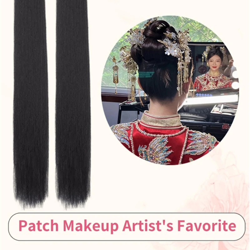 G92D High Temperature Fiber Invisible Hair Extensions Quick Hairstyle Changes Hairpiece For Fashion Women Wedding Hairstyles