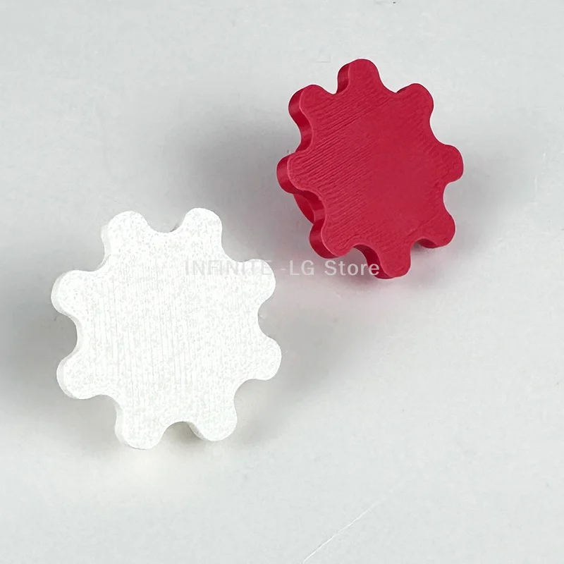 使いやすいコンパクトなポータブルチューブキャップ：ホース用ホワイトレッドシリコンチューブアクセサリー1個