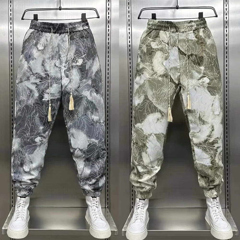 New Men's Casual Pants Sport Cargo Pants Men Trendy Joggers Men Outdoor Sweatpants Daily Hip-hop Trousers Fashion Men's Clothing