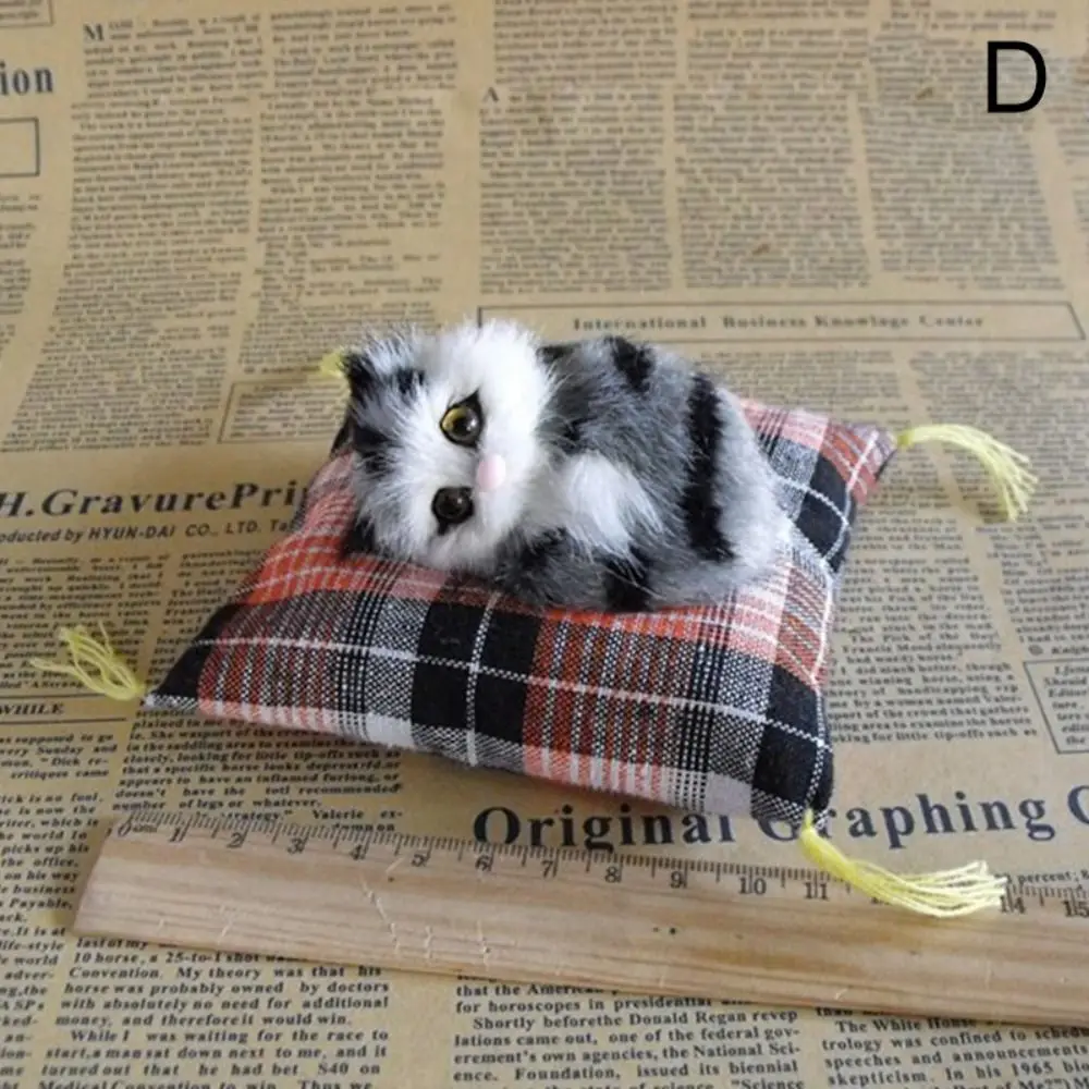 

Lying Artificial Cloth Pad Creative Creative Decoration Simulation Cat Cat Ornaments Cats Fake Cats