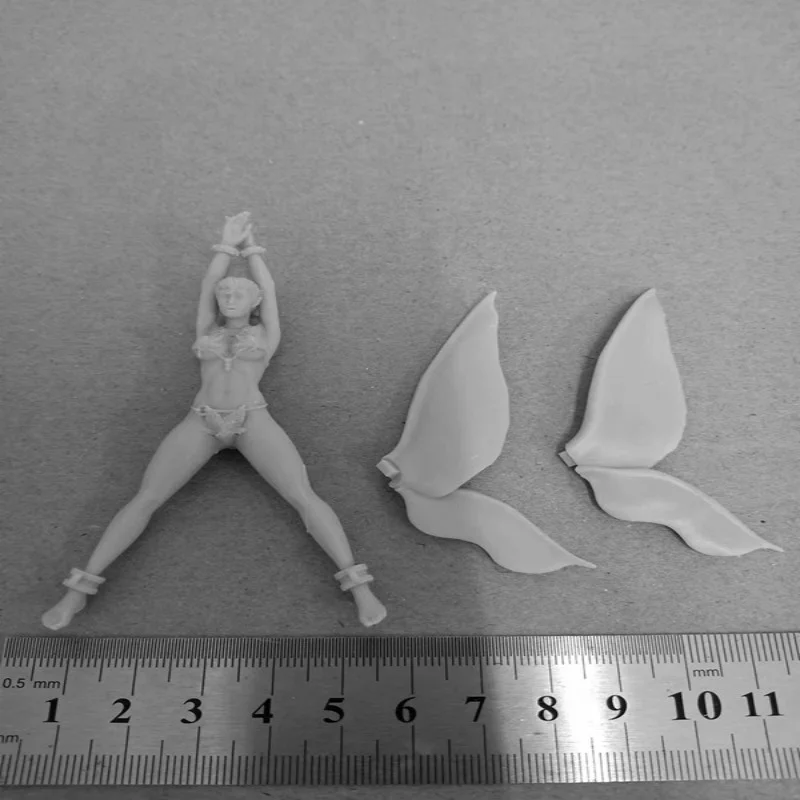 바인드 프리 엘프 Nsfw (인물 전용) 두 버전 DIY 1/24 스케일 75mm 레진 모델 키트 조립/미조형 스컬프처 장난감