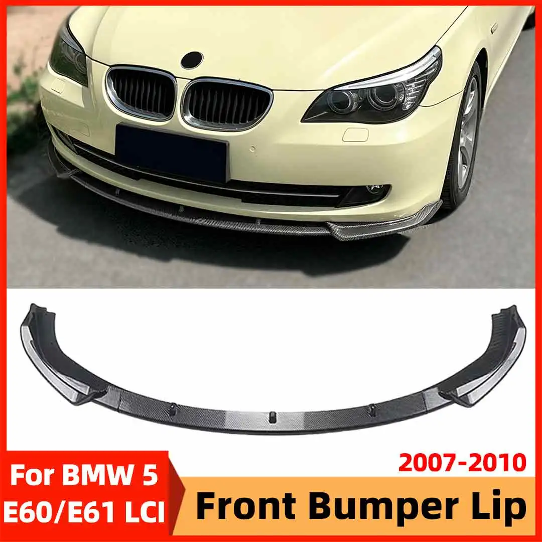 Front Bumper Lip For BMW 5 Series E60 E61 LCI Standard 2007 2008 2009 2010 Cover Chin Air Deflector Dam Splitter Tuning