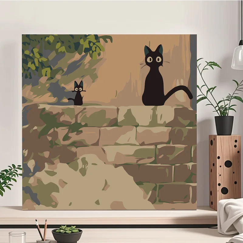 

5162091 Digital oil painting living room decorative painting sofa background wall hanging painting