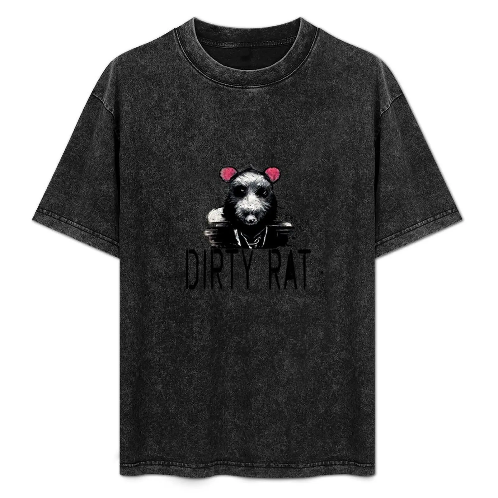 Dirty Rat, camiseta con estampado de grafiti, ropa de gimnasio, camiseta transpirable de manga corta