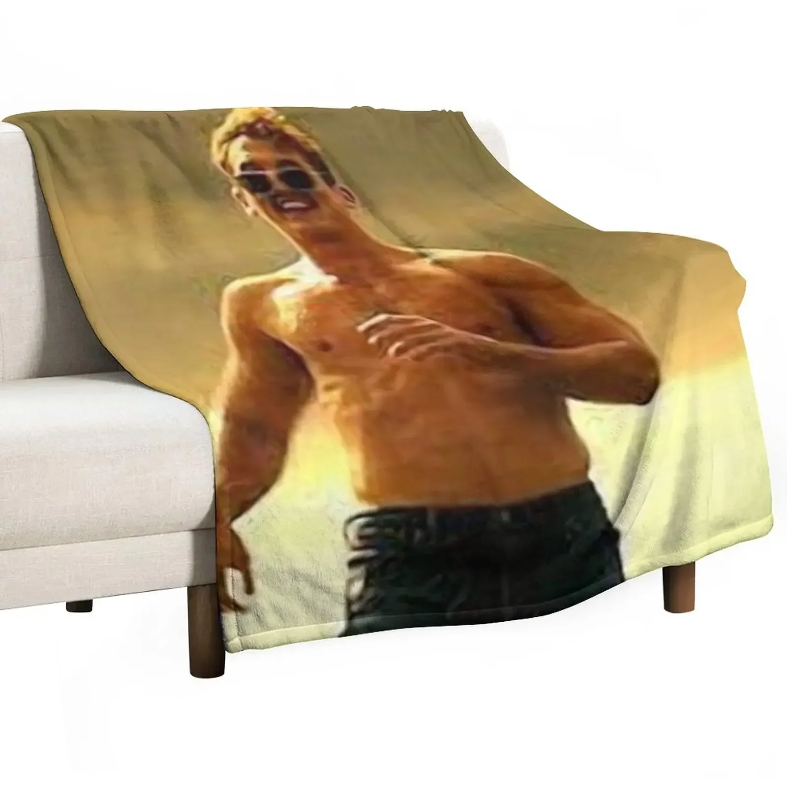 

miles teller Throw Blanket Weighted Thermal Sofa Decorative Sofas Blankets