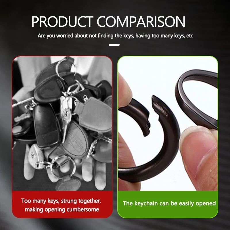 Llavero de cuero de lujo para hombre y mujer, accesorios para llavero de coche, para Alfa Romeo Giulia 147 Mito 156 159 166 GT Stelvio Brera Volante