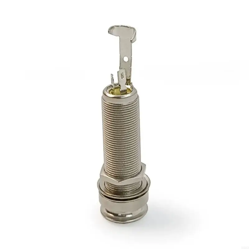High Performances Metal Guitar Endpin Connector 6.35mm Plug Stereo Output Optimized for Stage Studio Use 