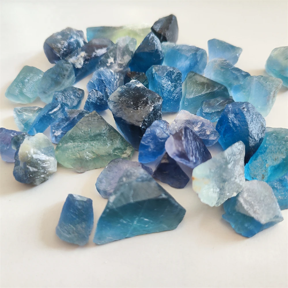 Natural Decor Fluorite Crystal Stone Real Mineral Chakra Healing Specimen Collection Raw Table Decoration Healing Crystal