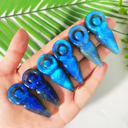 1PC High Quality Labradorite Yoga Model Natural Crystal Carving,Gemstone Jewelry,Glitter, Healing crystal, Birthday gift