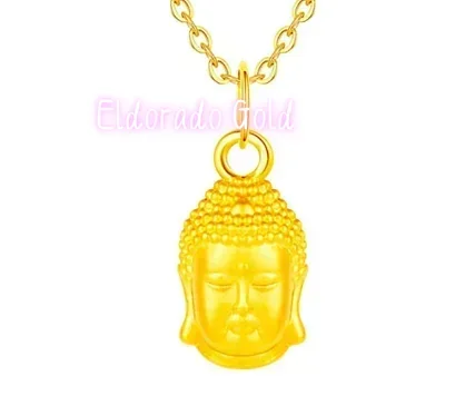 

Eldorado Gold 24k pure gold buddha pendant fine gold jewelry pendants gold religious jewelry