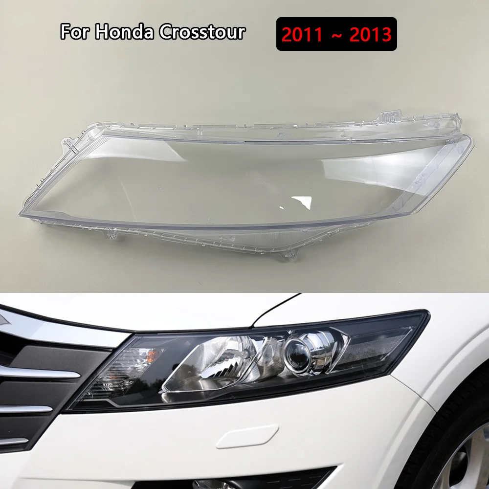 

Headlamp Transparent Shell For Honda Crosstour 2011 2012 2013 Lampshade Lamp Shade Front Headlight Cover Lens Plexiglass
