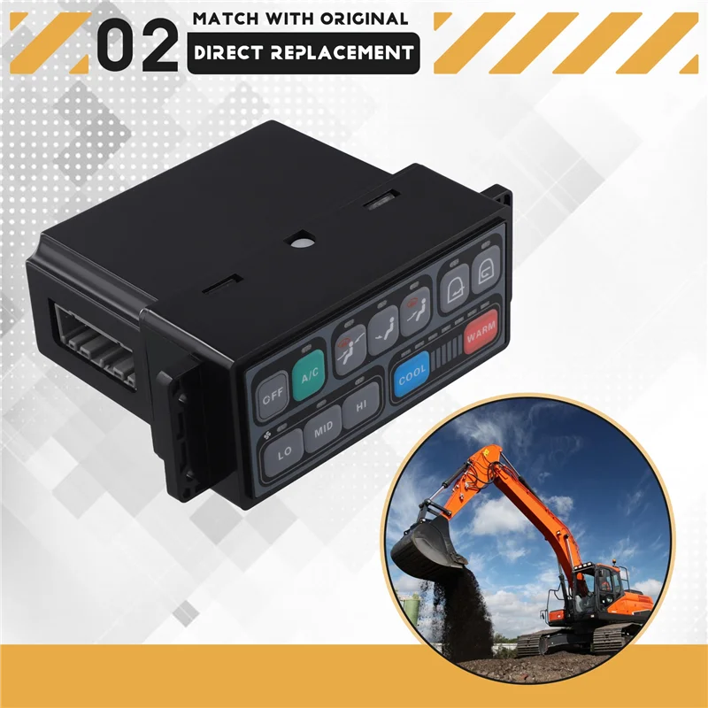 A85E-24V 543-00049 Панель управления кондиционером Контроллер кондиционера для Doosan Daewoo DH225-5 DH220-5 S220-V S225-V