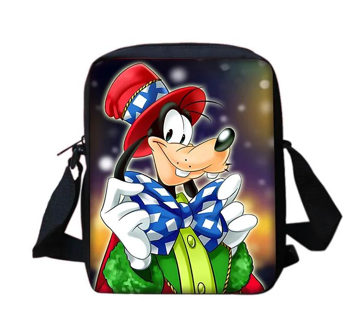 Cartoon Goofy Boy Girls Printed Shoulder Messenger Bag Child Casual Handbag Men Women Phone Bag Shopping Bag