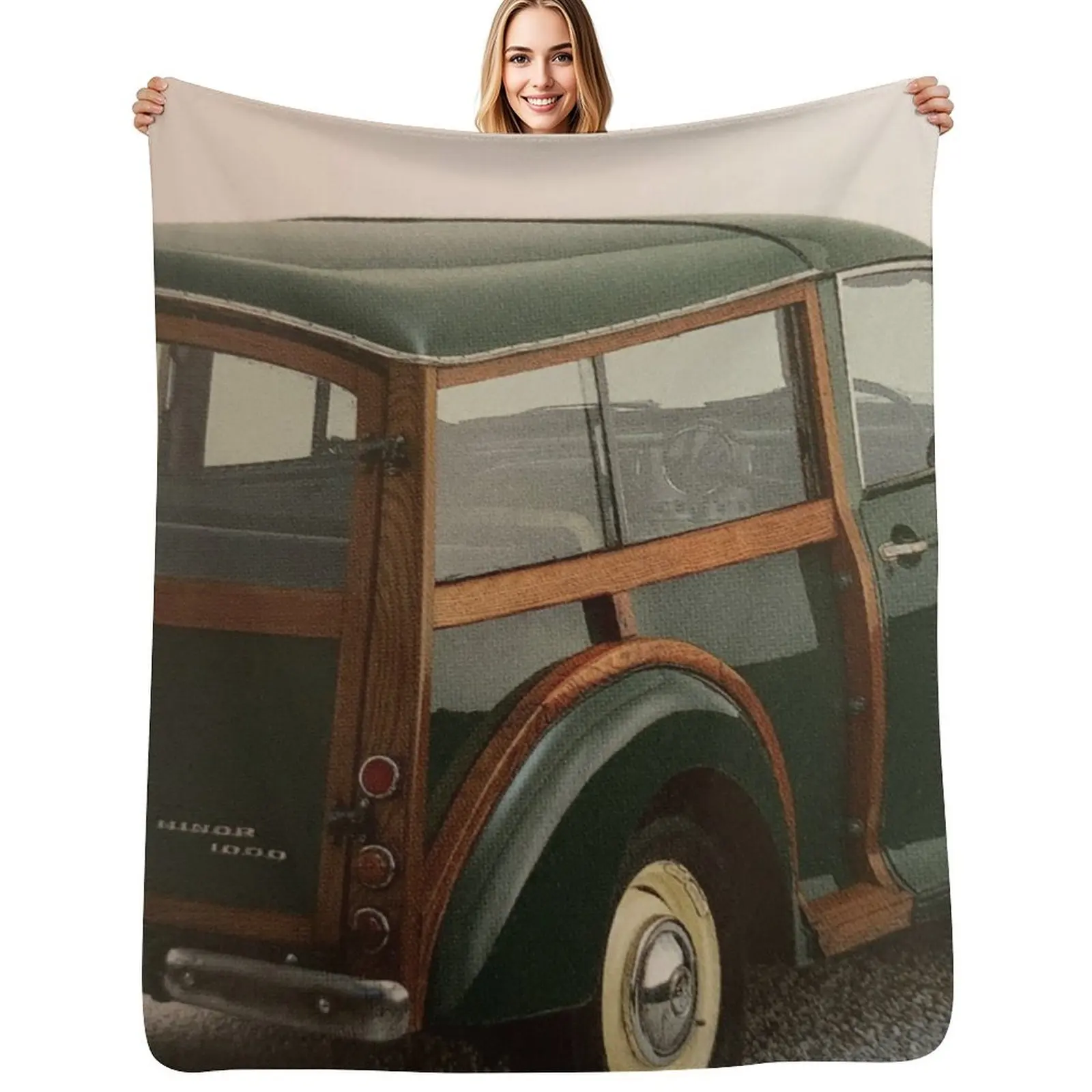 

morris minor. Throw Blanket decorative Personalized Gift christmas decoration Decorative Sofas Blankets