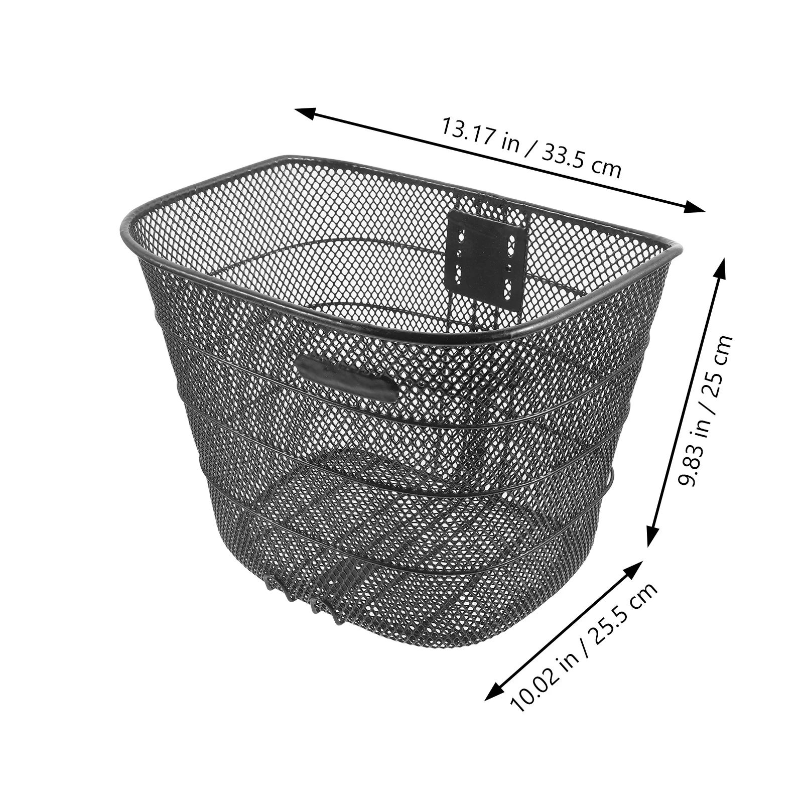 Large Capacity Metal Bike Basket Sturdy Handlebar Accessory Vegetable Storage Multi-Function Riding Stable Durable