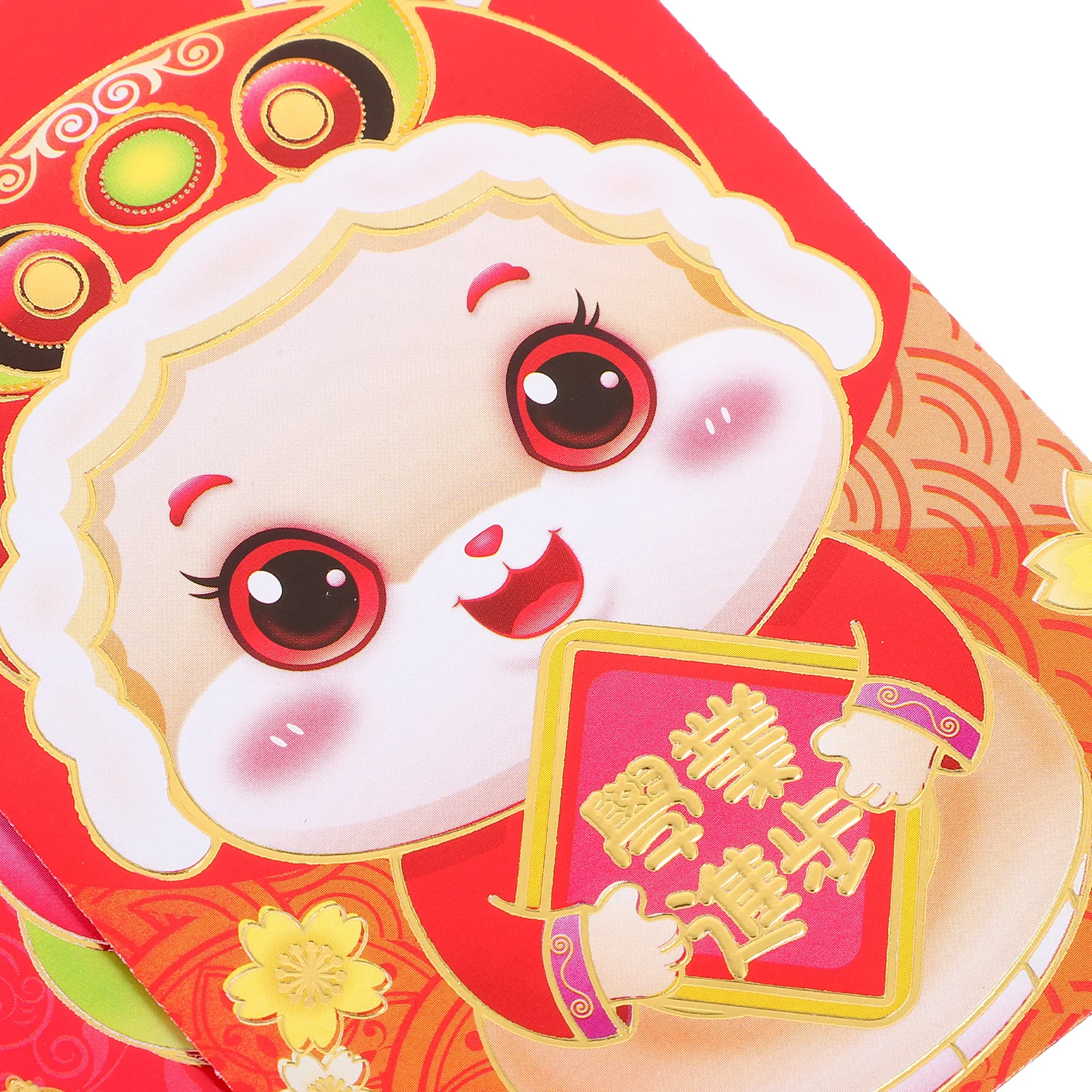 

60Pcs Chinese New Year Red Envelopes 2025 Snake Year Lucky Red Packets Lai See Money Pockets Lunar Spring Festival Wedding