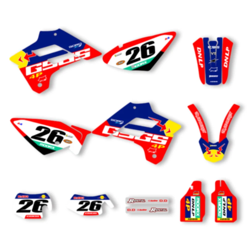 

SPACE Custom Motorcycle Graphics Background Decal for GASGAS EC 2002 2003 2004 2005 2006 Decals Stickers Kits 003
