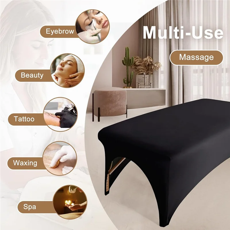 Beauty Bed Beschermende Topper Spa Bed Cover Professionele Lash Bed Cover Rekbare Massagetafel Cover, Uitstekend