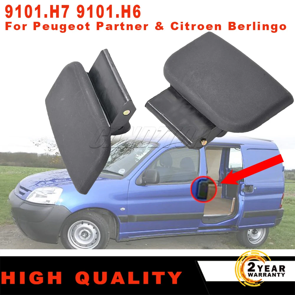 Front Right Left Sliding Outside Door Black Handle 9101.H7 9101.H6 New For Peugeot Partner & Citroen Berlingo Car Accessories